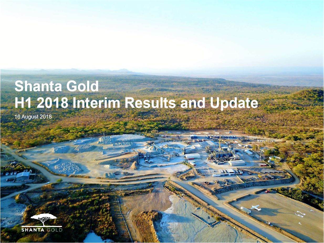 H1 2018 Interim Results and Update Presentation